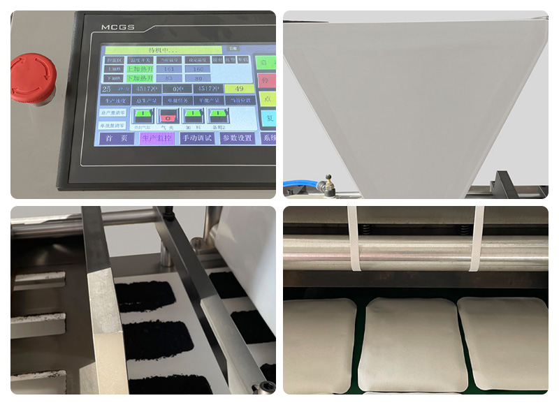 HY-330S全自動(dòng)艾灸貼、膏藥熱敷貼、中藥熱灸貼包裝機(jī)機(jī)械細(xì)節(jié)