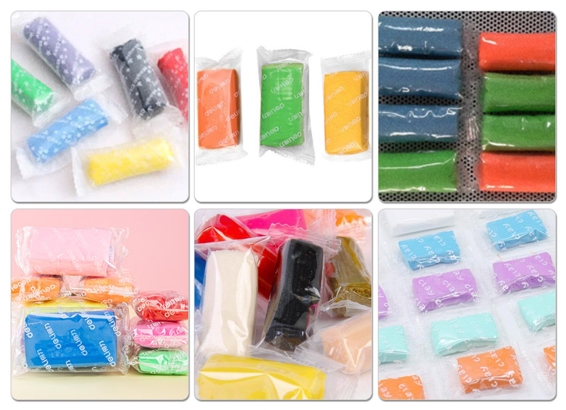 DZB-260單色橡皮泥全自動(dòng)包裝機(jī)樣品