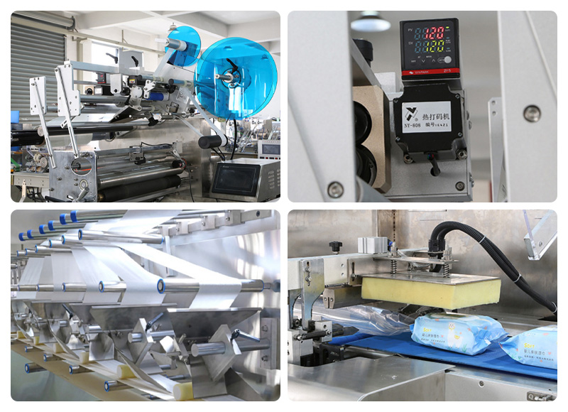 全自動濕巾生產(chǎn)線（40-120片）機(jī)械細(xì)節(jié)